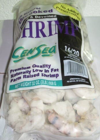 Shrimp P&D 16/20 Tail On 10# Case — Vietnam