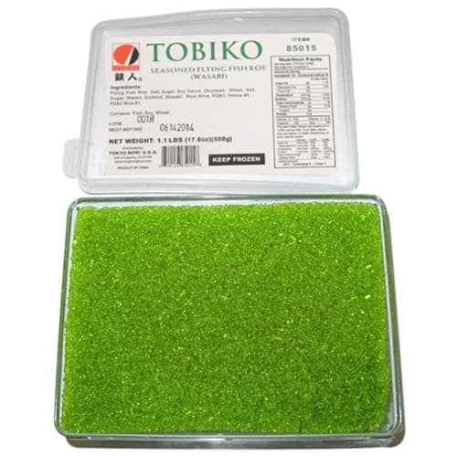 Tobiko, Green Wasabi Frozen (1.1#) — U.S.A.