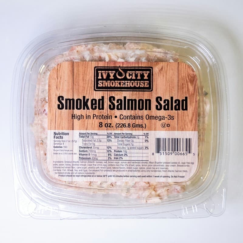 House-made smoked salmon salad